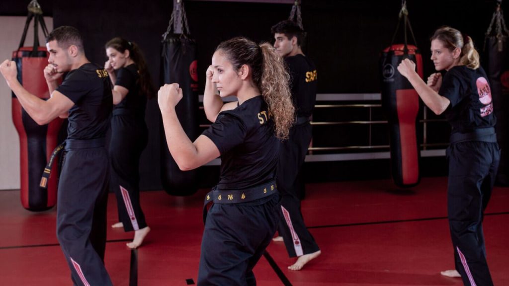 trabajo en equipo dentro de un dojo